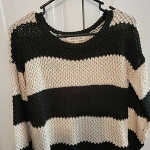 Black and White Sweater